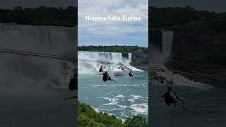 Niagara Falls Zipline  나이아가라 폭포의 멋진전망을 감상하는 짚라인 [upl. by Eudoxia]