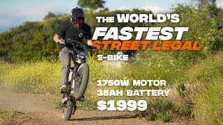 XTRAIL PRO  The Worlds Fastest Streetlegal eBike [upl. by Shanahan270]