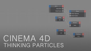 Cinema 4D Tutorial Thinking Particles [upl. by Hatti]