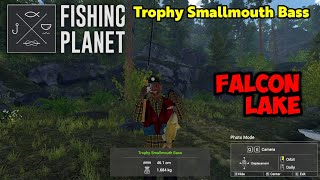 Trophy Smallmouth Bass Falcon Lake  Fishing Planet [upl. by Fitzpatrick640]