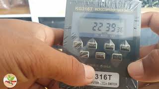 How to set timer KG316T របៀបកំណត់ឧបករណ៍កំណត់ពេល  TIMER [upl. by Nhguaval]