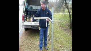 How to Install a MailSwing Swing Away Mailbox Arm on a Galvanized Post [upl. by Mcgurn]