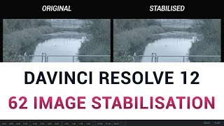 DaVinci Resolve 12  62 Image Stabilisation [upl. by Landrum]