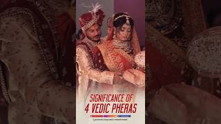 Significance of 4 Vedic Pheras in Hindu Dharma  Maanya Arora LIVE wedding [upl. by Aznola]