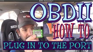 OBDII  How to Plug Into the Port  Aint Fuelin [upl. by Scammon]