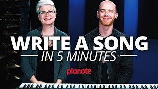 How To Write A Song In 5 Minutes On The Piano [upl. by Ennaehr]