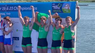 Irish Mens U23 Coxless Four 2022 [upl. by Saundra159]