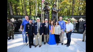 Vietnam War Memorial Dedication in Dunwoody GA [upl. by Selrahc628]