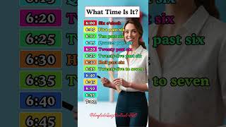 What Time Is It  Telling Time in English🕒  Can You Read the Clock time education shorts [upl. by Htebzil]