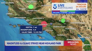 44 magnitude earthquake rattles Los Angeles and beyond [upl. by Drescher]