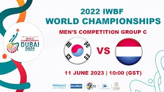 KOR vs NED  Mens Competition Group C  2022 IWBF Wheelchair Basketball World Championships [upl. by Cyrus]