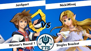 Tip the Scales 60  Winners Round 1  JanSport Sora vs NickiMinaj Zelda [upl. by Rodmun]