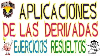 aplicaciones de las derivadas full ejercicios resueltos de cálculo diferencial [upl. by Anear162]