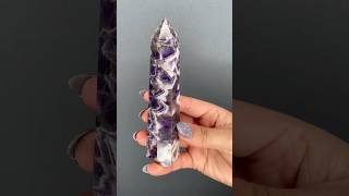 💜Chevron Amethyst Crystal Tower 💜Available on our website 💜Link in bio [upl. by Kanal]