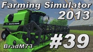 Lets Play Farming Simulator 2013  Ep 39  Bittadon Farm Map Mod [upl. by Ahseenyt]