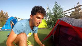 Ferrino Lightent 1  Light Weight One Man Tunnel Tent Review and Assembly [upl. by Arannahs]