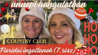 ÜNNEPI INGATLANOZÁS  ÉVZÁRÓ HÁZNÉZÉS DÉLFLORIDA GYÖNGYSZEME PARKLAND MILYEN A COUNTRY CLUB [upl. by Ailekat]