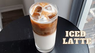 How to make Iced Latte using instant coffee nescafe  cafe style [upl. by Savadove]