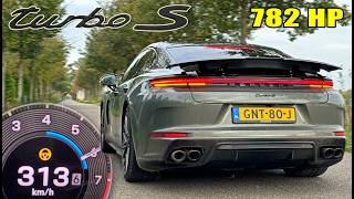 2025 PORSCHE PANAMERA TURBO S  0100 100200 200300 on AUTOBAHN [upl. by Girish]