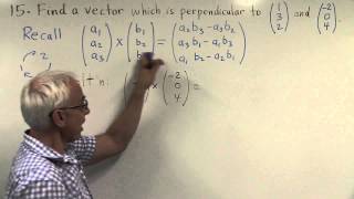 Perpendicular vector Ch2 Pr15 [upl. by Gage]