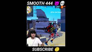 Smooth 444 😡💢 nonstopgaming 1vs4 gameplay 😤 ffshorts ajjubhai gyangaming totalgaming freefire [upl. by Kelam]