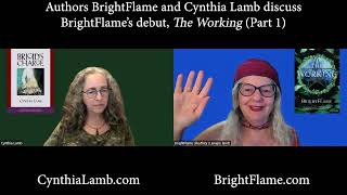 Author Cynthia Lamb Interviews BrightFlame About Her Debut Novel THE WORKING part 1 [upl. by Lebazi]