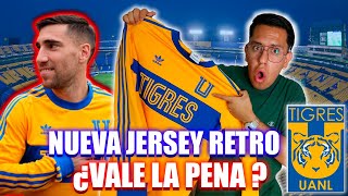 ¿VALE LA PENA la NUEVA JERSEY RETRO de TIGRES  Unboxing y Review [upl. by Chaney]