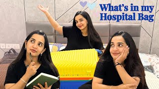 Whats in my Hospital Bag 👶🏻🤰🏻 Packing  Baby and Mom essentials  Pregnancy Malavika Krishnadas [upl. by Arehs655]