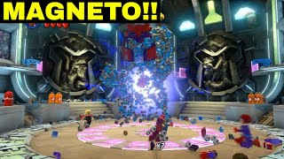 Fighting MAGNETO and DR DOOM Lego Marvel Super Heroes Pt 7 [upl. by Saucy]