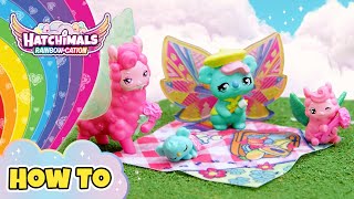 How to hatch the best picnic with the Rainbowcation Sibling Luv Pack  Hatchimals  Toys for Kids [upl. by Akierdna887]