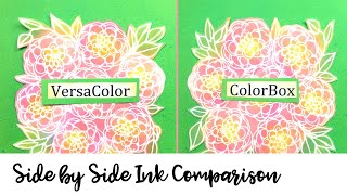 ColorBox verses VersaColor Ink Blending and Stamping [upl. by Angelle]