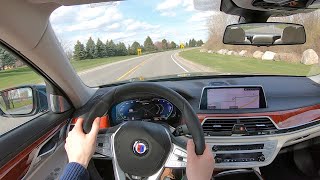 2020 BMW Alpina B7  POV Test Drive Binaural Audio [upl. by Iruahs]