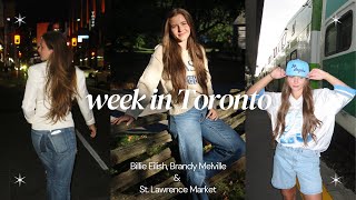 ✧ Week In Toronto ✧ Billie Eilish Brandy Melville amp St Lawrence Market [upl. by Nythsa]