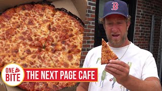 Barstool Pizza Review  The Next Page Cafe Weymouth MA [upl. by Guinna876]