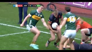 INSPIRATIONAL RIAN ONEILL CATCH  ARMAGH V KERRY  2024 ALL IRELAND FOOTBALL SEMIFINAL [upl. by Naginnarb937]