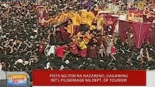 UB Pista ng Itim na Nazareno gagawing intl pilgrimage ng Dept of Tourism [upl. by Primrosa982]