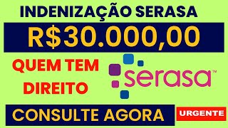 INDENIZAÇÃO DE ATÉ R 30000 PARA QUEM TEVE OS DADOS VAZADOS NO SERASA [upl. by Dnalel]