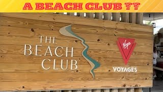 Virgin Voyages Beach Club at Bimini bimini [upl. by Pacien]