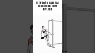 elevação lateral inclinado com halter [upl. by Alicirp217]