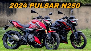 2024 PULSAR N 250 Detailed Review  Updated New Speedometer amp New Graphics 💥 [upl. by Cass]