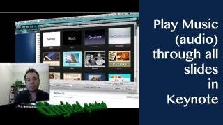 Keynote made easy  Play music audio through all slides [upl. by Amby]