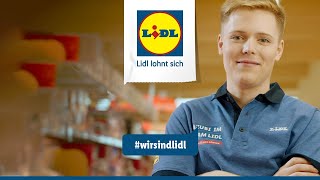 wirsindlidl  Leon  Ausbildung Kaufmann im Einzelhandel [upl. by Rudyard]