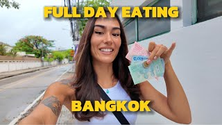 Full Day Of Eating For 5 US Dollars in Bangkok Thailand  Delicious and Cheap Food [upl. by Canon]