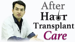 After Hair Transplant Care  Dr Suneet  Medispa Hair transplant India  Jaipur  Delhi [upl. by Ahsiloc]