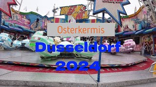 Kermis Düsseldorf 2024  Osterkirmes [upl. by Wil]