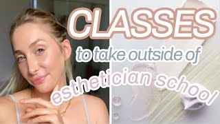 The BEST Esthetician Skincare Courses to Take Outside of School [upl. by Aronos660]