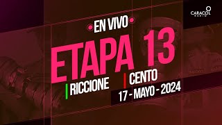 🔴 Giro de Italia 2024 EN VIVO Etapa 13 de 179 kilómetros entre RICCIONE y CENTO [upl. by Fugazy]