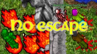 PK The Best Place To Trap Someone There Is No Escape Saphira 2006  RL Tibia 76 Chompollet [upl. by Olraced]