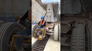 This girl from China is carrying a huge bridge in a truck trolley [upl. by Sile979]