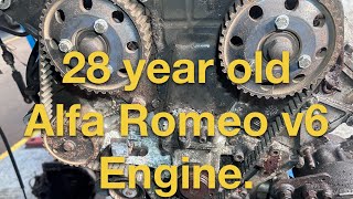 ALFA ROMEO 155 V6 CAM BELT TIMING GUIDE [upl. by Lennahc10]